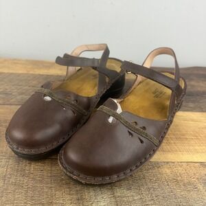Naot Shoes Women EUR 40 (US 9) Gardenia Sandals Slingback Mary Jane Israel Brown